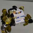 Women Girls Birthday Party Decorations, Rose Gold Foil Fringe Curtain, Happy Birthday Banner, Hanging Star, Metallic Tablecloth, Lipstick Crown Heart Confetti Balloons, Sash for Princess