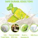 Dog Toys for Aggressive chewers,Squekay Rubber Corn,Indestructible Chew Toys for Medium Large Dogs,Durable Nylon Dog Bones,Milk Flavor
