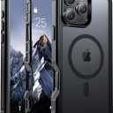 jaroco Magnetic for iPhone 16 Pro Max Case, [Compatible with MagSafe][Military Grade Drop Protection][Heavy Duty Protection][Non-Slip][Shockproof] 2-Layer Durable Bumper Phone Case 6.9''-Black