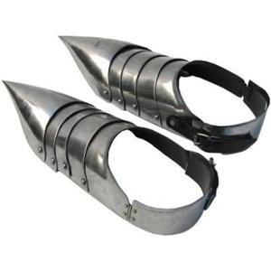 Steel Gothic Armor Shoes  One Pair Wearable Replica Armor Costume Rustic Vintage Home Decor Gifts