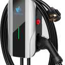 Level 2 EV Charger 40 Amp, EV Chargers for Home 240V, Electric Car Charger 9.6kW, Outdoor/Indoor Electric Vehicle Fast Charging Stations, EVSE with NEMA 14-50 Plug, 25ft Cable, J1772