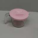 2-Cups Glass Measuring Cups with Lids Set, Measuring Jugs with Handle Liquid Measuring Cups Kitchen Mixing Bowl, Microwave, Oven, and Dishwasher Safe