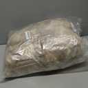 OLANLY Beige Round Rugs for Bedroom - Machine Washable, 5 ft Circle Area Rugs for Living Room, Soft and Fluffy Shaggy Carpet for Teen Girls and Boys, Nursery Rooms, Dorms, Home Decor Aesthetic