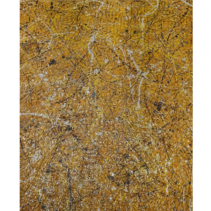 Hand Painted Art BrushEcho, 64"x 92" in, Oil Painting