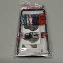 Janmitta Compatible with Samsung Galaxy S25 Plus/ S24 Plus Case Built in Slide Camera Lens Cover+Screen Protector+Finger Ring Holder Kickstand, Heavy Duty Shockproof Full Body Phone Cover, Blue