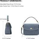 Shoulder Crossbody Purse - Trendy Canvas Women's Shoulder Handbags with Adjustable Strap