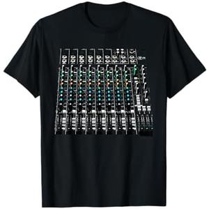 Sound Audio Engineer Mixing Board T-Shirt T-Shirt, L