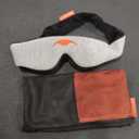 Manta Slim Sleep Mask – Ultra-Light Blackout Eye Mask with Adjustable Eye Cups, Above-the-Ear Elastic Strap, Minimalist Low-Profile Design for Better Rest