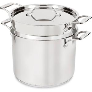 All-Clad Simply Strain 12 Qt. Multipot with Strainer Insert & Lid