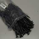QWORK Spiral Nylon Landscape Anchoring Spikes, 100 Pack 8" Plastic Edging Nails, Lawn Edging Stakes, Garden Lawn Yard Spikes