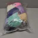 SIQUK 15 Pieces Faux Fur Pom Pom Balls 6 Inch Large Fluffy Faux Fox Pom Pom with Elastic Loop for Knitting Hat Gloves Scarves Crafts Accessories (Soft Color)