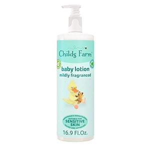 Childs Farm, Baby Lotion for Sensitive Skin, Moisturizer for Dry Skin, 16.9 oz, Lightly Fragranced, Vegan, Cruelty-Free