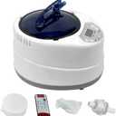 2.6 L Sauna Steamer, Portable Sauna Generator for Sauna, Home SPA Fumigation Steam Machine with Touch Button, Timer Display and Remote Control (2.6L)