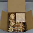 18 Pack Wooden Brain Teaser Puzzles Stress Relief Toys Wooden Burr Puzzles Brain Teaser Puzzle with Gift Packing Box Magic Puzzle Games Toy for Kids and Adults by AHYUAN (Bamboo)