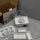 Rapid Egg Cooker Electric 6 Eggs Capacity, Soft, Medium, Hard Boiled, Poacher, Omelet Maker Egg Poacher With Auto Shut-Off, BPA Free-White