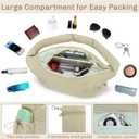 MICOM Crescent Bag for Women Lightweight Puffer Shoulder Bag Multi-Pocket Casual Hobo Bag Women Crescent Crossbody Bag