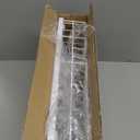 BULIJUJU Small Dish Drying Rack, Space Saving Dish Racks for Kitchen Counter, Kitchen Organizer Dish Drainer with Cutlery Holder for Spoons and Forks, 11''W x 15''L, White