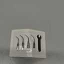 FAIRYLOVE Accessories for KWJ-103 Plaque Remover for Teeth, Charging Cable and Four Removable Heads