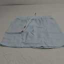 COOFANDY Mens Linen Shorts Casual Drawstring Elastic Waist Lightweight Summer Vacation Beach Shorts (Large)