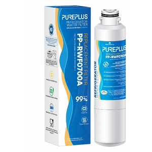 PUREPLUS DA29-00020B Replacement for Samsung RF28HMEDBSR, RF263BEAESR, HDX FMS-2, HAF-CIN/EXP, RF4287HARS, PL-200, RFG297HDRS, RF28HFEDBSR, DA97-08006A 469101 RWF0700A Refrigerator Water Filter