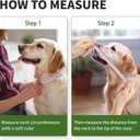 Soft Dog Cone Collar for Large Medium Dogs After Surgery, Adjustable Recovery Lightweight Elizabethan Collar for Dogs to Stop Licking (L)