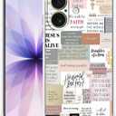Bible Verses Christian Jesus Quotes Collage Pattern Phone Cover,Trendy Soft TPU Protective Case for iPhone 17,#5