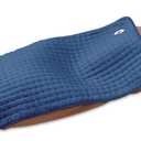 Portable Electric Heating Pad | Ultra Soft Flannel Blanket | 6 Temp Settings | Auto Shut-Off | Heating Therapy for Back, Neck, Abdomen & Shoulders | 33"x17" Navy