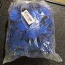 Miracliy 8Pcs 66FT Blue Flower Garland, Artificial Rose Floral Vines Fake Hanging Spring Flower Garland for Wall Backdrop Wedding Arch Tea Party Door Mantle Decoration