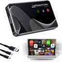 2026 Upgraded 3-in-1 HDMI Input Car TV & Wireless CarPlay Adapter & Android Auto, Stream TV Stick/i-Phone/Android Phone to Your Vehicle, Plug & Play for Factory Car Stereo 2016+