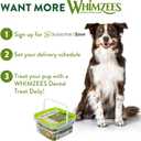 Whimzees Wellness Variety Pack Dog Dental Treat, Chews, Freshens Breath, Medium Size, 29.6 oz Box, 28 Count