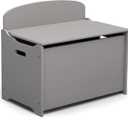 Delta Children MySize Deluxe Toy Box, Grey