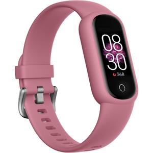 TOOBUR Fitness Tracker Watch with Heart Rate/Sleep Tracker/IP68 Waterproof, Activity Tracker with Pedometer Step Counter, Health Watch for Women with 14 Sports Compatible Android iOS, Parrot Pink