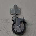 Spring Loaded Heavy Duty Gate Support Wheel for Wooden & Metal Gates, 170 Lbs Load Capacity (4 Inch)