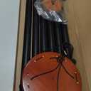 Wind Chimes for Outside Deep Tone, 50 inch Large Wind Chimes, 6 Heavy Duty Tubes Aluminium Metal Extra Large Wind Chime, Decoration for Garden, Patio, Yard, Gift for Mother's Day(Waterdrop) (Black)