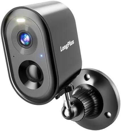 LongPlus Security Cameras Wireless Outdoor, VicoHome Camera Wireless Camera for Home Security, 2K Battery Powered WiFi Cameras with AI Motion Detection, 2-Way Talk, Cloud/SD Storage