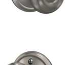 Schlage F10 GEO 619 Georgian Door Knob, Hall & Closet Passage Lock, Satin Nickel