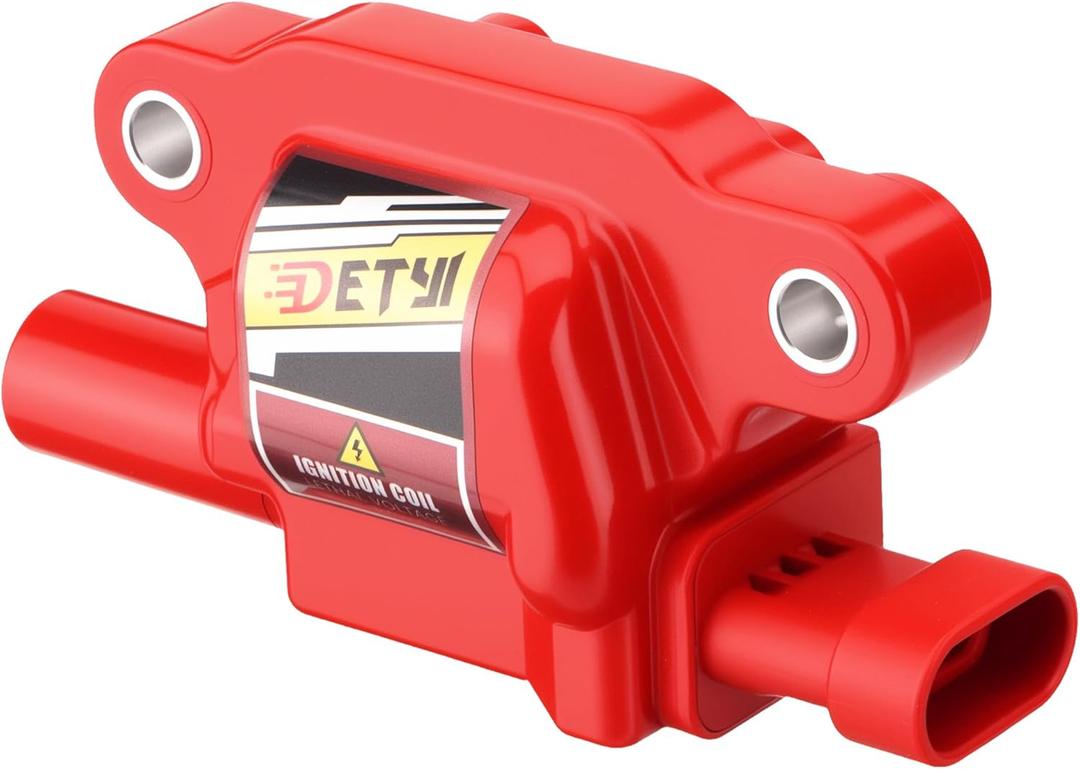 UF413 Square Ignition Coil Compatible with Chevrolet Silverado, Tahoe, Suburban, GMC Sierra, Yukon, Envoy, Cadillac Escalade 4.8L 5.3L 6.0L V8, OEM Replacement Coil Replacement for UF413 D510C 5C1554