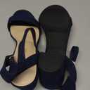 DREAM PAIRS Women's Open Toe Ankle Strap Low Block Chunky Heels Sandals Party Dress Pumps Shoes 9.5