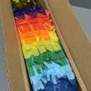 Sratte Rainbow Number Piata Multicolor Piata Small Birthday Party with Blindfold Stick and Confetti for Birthday Anniversary Cinco De Mayo Fiesta Party Decor(Number 5)