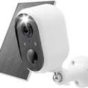 Solar Security Camera Outdoor Wireless, 2K Color Night Vision, Battery Powered PIR Motion Detection,2.4GHz WiFi Cameras for Home Surveillance, Light and Sound Alarm, 2-Way Audio