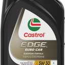 Castrol EDGE Euro 5W-30 K Advanced Full Synthetic Motor Oil, 1 Quart, Pack of 6