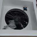 Upgraded Remote Control RV Roof Vent Fan with LED Light, 12V DC 14" Super Quiet RV Roof Fan with Rain Sensor, 10-Speed, Reversible