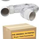 STV-M Space-Saving Dryer Vent – Airtight Seal, Durable Build, Complete Duct Connection Kit – Designed for Tight Spaces by Ziggurat