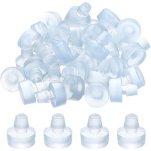 3 x uxcell 56Pcs Glass Table Top Bumpers with Stem, 5.5mm/0.22Inch Clear Rubber Bumper Grippers Anti Collision Slip Glass Table Spacers for Patio Table Cabinet Furniture (Fits 1/4Inch Hole) 3 x uxcell 56Pcs Glass Table Top Bumpers with Stem, 5.5mm/0.22Inch Clear Rubber Bumper Grippers Anti Collision Slip Glass Table Spacers for Patio Table Cabinet Furniture (Fits 1/4Inch Hole)