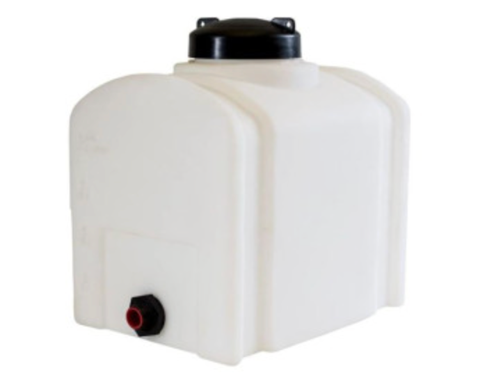 16 GALLON ROMOTECH WHITE UTILITY TANK