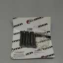 Moser Engineering Wheel Stud, 1/2-20 in Thread, 3.000 in Long, 0.625 Knurl, Steel, Black Oxide, Set of 7