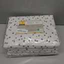 Intelligent Design Cozy Soft 100% Cotton Flannel Print Animals Stars Cute Warm, Ultra Soft Cold Weather Sheet Set Bedding, Twin, Grey Stars 3 Piece