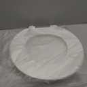 Bemis 400TTA Economy Durable Wood Toilet Seat, Made in USA, Round, White