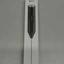 Bonsenkitchen Powerful Milk Frother for Coffee, Fast Handheld Drink Mixer with Stainless Steel Whisk, Battery Operated Hand Frother Stirrer Wand-Black