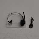 TECKNET Bluetooth Headset, Wireless Headset with Noise Canceling Microphone for Trucker, On-Ear Bluetooth Headphone with Mute Mic for Work (Black & White)